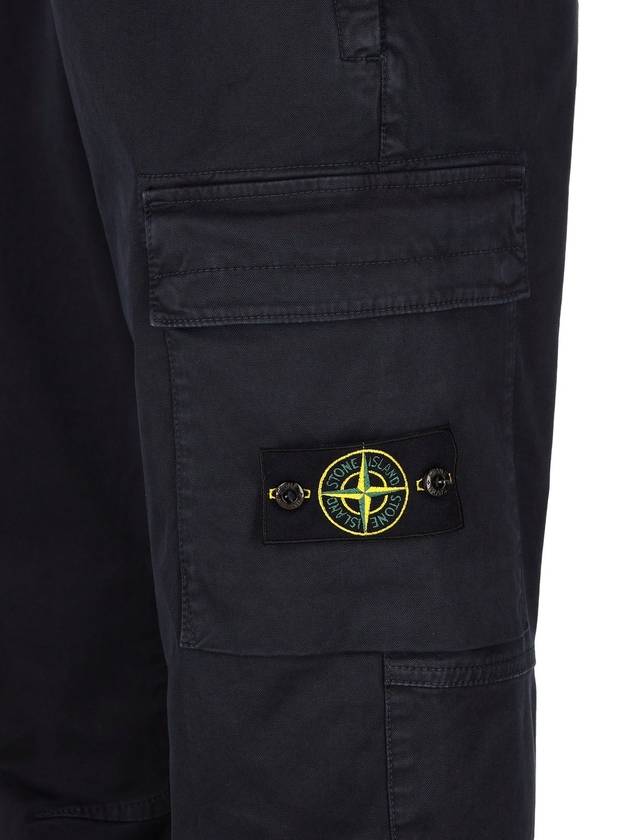 Wappen Patch Cargo Track Pants Navy - STONE ISLAND - BALAAN 4