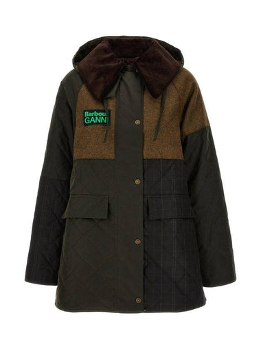 Burghley Quilting Jacket Olive - BARBOUR - BALAAN 1