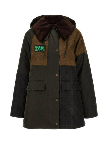 Burghley Quilting Jacket Olive - BARBOUR - BALAAN 1