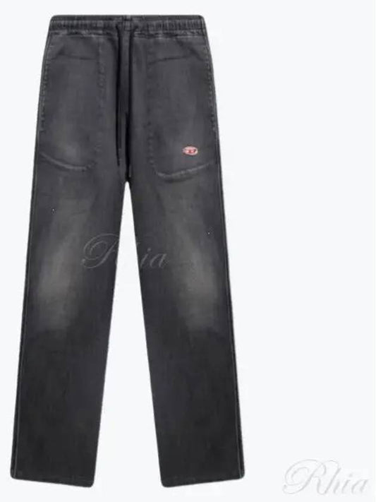 D Martians Track Jeans Black - DIESEL - BALAAN 2