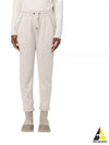 Cotton Silk Fleece Track Pants Beige - BRUNELLO CUCINELLI - BALAAN 2