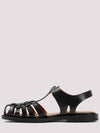 Leather Fisherman Sandals Black - MARNI - BALAAN 3