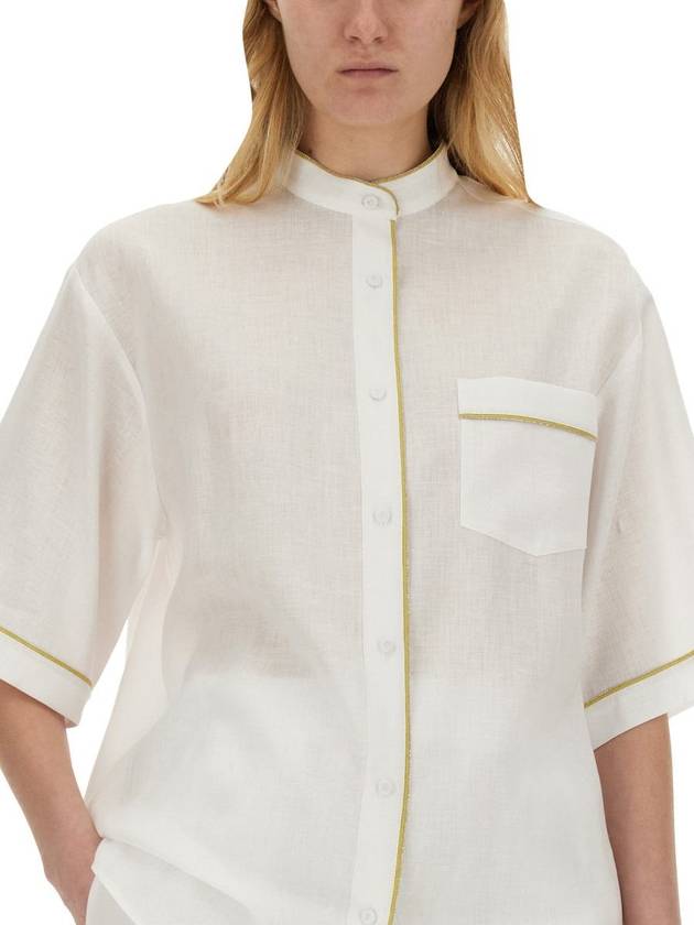 Fabiana Filippi Linen Shirt - FABIANA FILIPPI - BALAAN 4