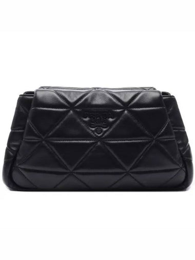 Women s Quilted Logo Clutch Bag 1BF121 WDF0 F0ES9 V OOO 23F 1214761 - PRADA - BALAAN 1