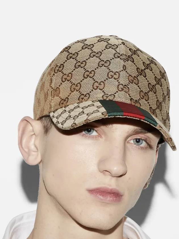 Original GG Base Ball Cap Beige Ebony - GUCCI - BALAAN 9