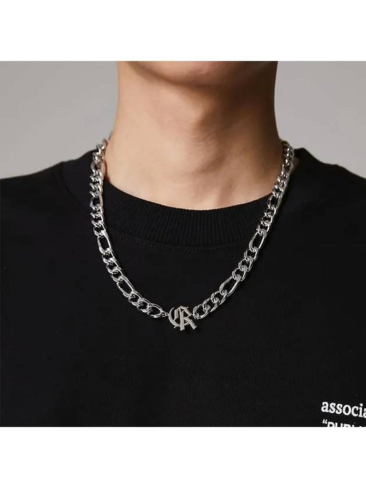 two-chain signature logo necklace - CRUMP - BALAAN 2