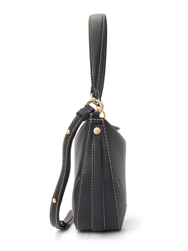 Logo Shoulder Bag Black - VANESSA BRUNO - BALAAN 3