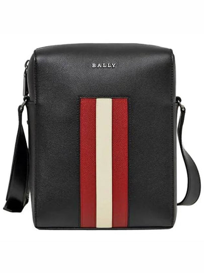 Edoh Leather Cross Bag Black - BALLY - BALAAN 2