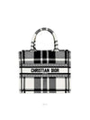 Check Canvas Book Tote Bag - DIOR - BALAAN 1