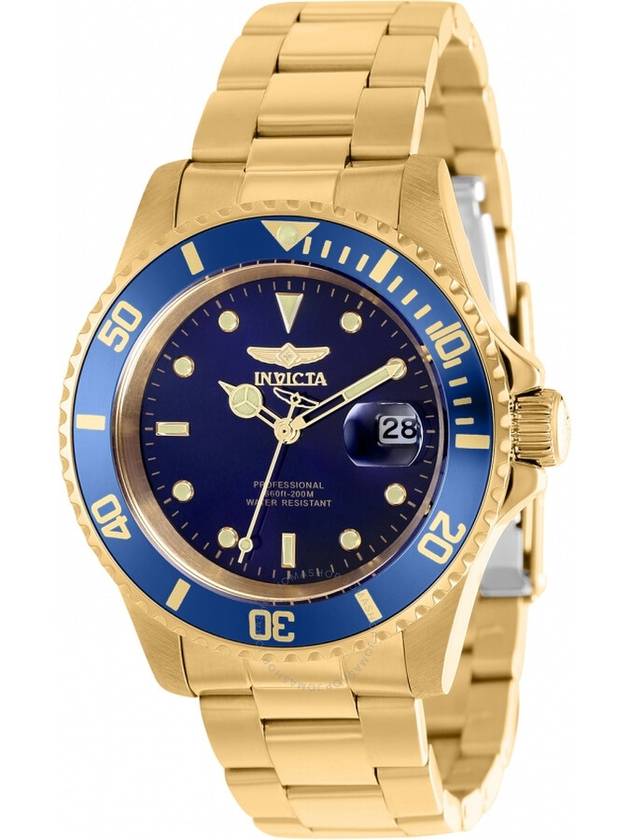 Invicta Pro Diver Date Quartz Blue Dial Men's Watch 37159 - INVICTA - BALAAN 1