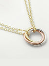 Trinity Necklace White Gold Rose Gold Yellow Gold - CARTIER - BALAAN 3