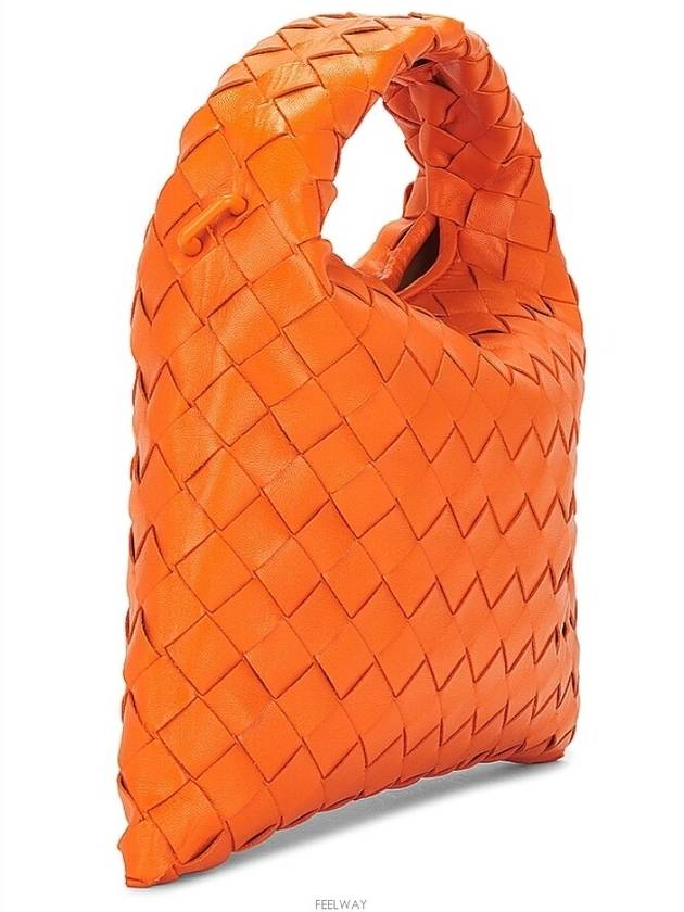 Intrecciato Mini Hop Tote Orange - BOTTEGA VENETA - BALAAN 3