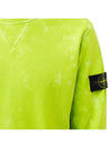 Off-Dye Treatment Crewneck Sweatshirt Lemon - STONE ISLAND - BALAAN 5