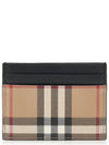 Vintage Check Leather Card Wallet Beige - BURBERRY - BALAAN 2