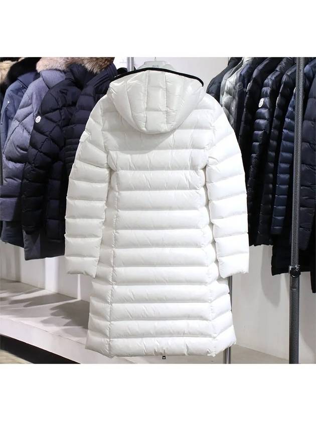 Moka Moka long padded down jacket white 1C51300 - MONCLER - BALAAN 3