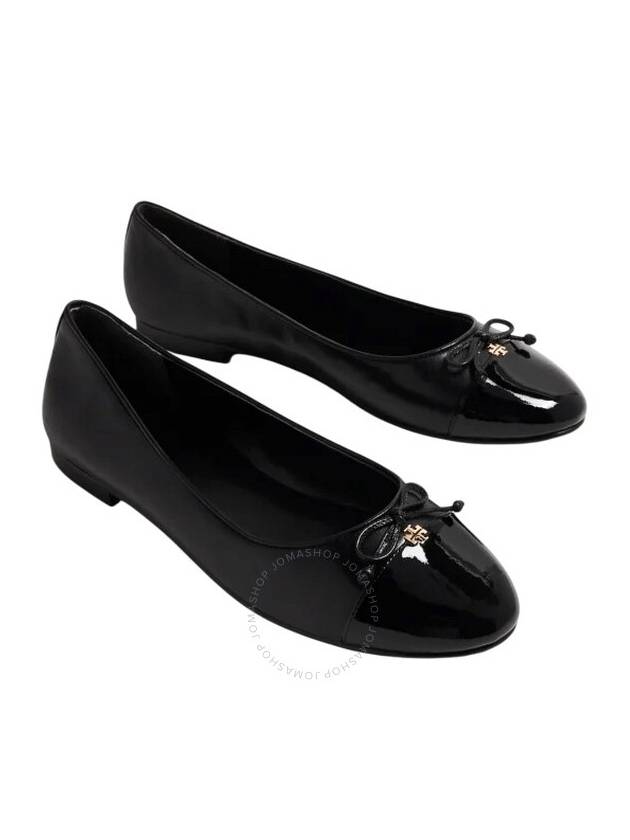 Cap Toe Ballet Flats Black - TORY BURCH - BALAAN 3