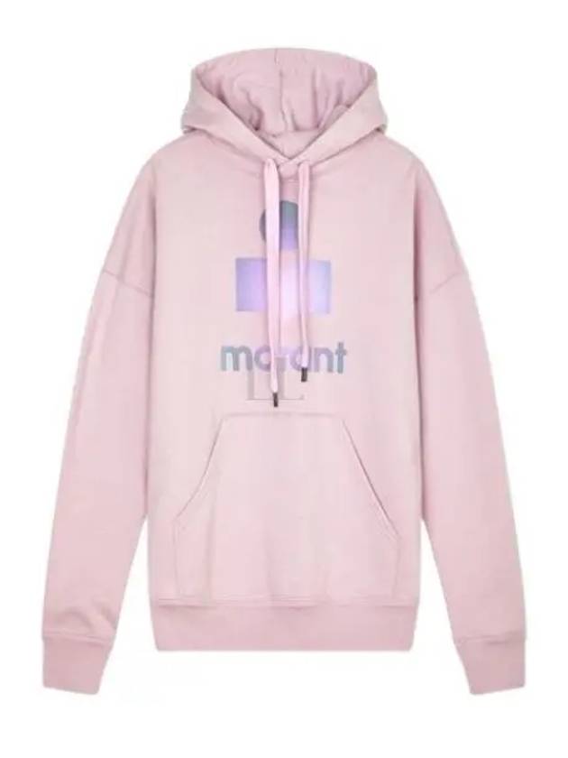 Mansel Big Logo Print Hoodie Light Pink - ISABEL MARANT - BALAAN 2