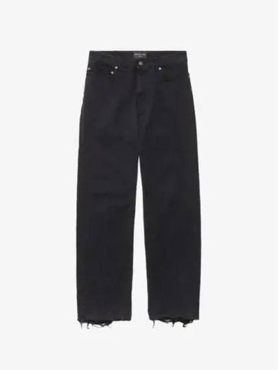 Medium Fit Straight Jeans Black - BALENCIAGA - BALAAN 2