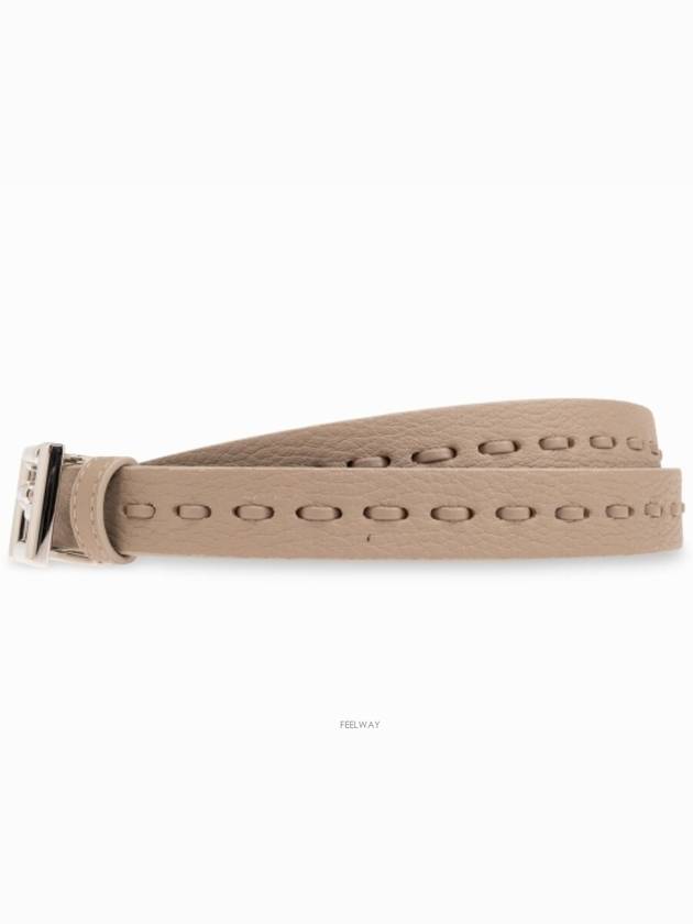 Big Dot Taupe Celeria Belt Grey - FENDI - BALAAN 3