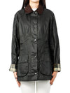 Beadnell Wax Zip-up Jacket Sage - BARBOUR - BALAAN 2