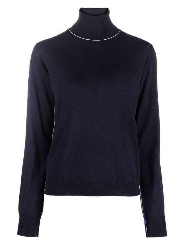 Women's Work In Progress Turtleneck Navy - MAISON MARGIELA - BALAAN 2