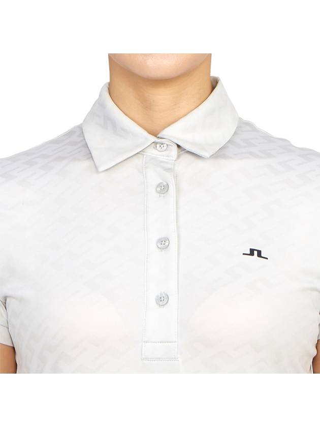 Golf Alaya Jacquard Polo GWJT07569 U053 Women's Alaya Jacquard Polo - J.LINDEBERG - BALAAN 7