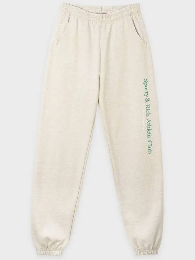 Athletic Club Track Pants Heather Oatmeal - SPORTY & RICH - BALAAN 3