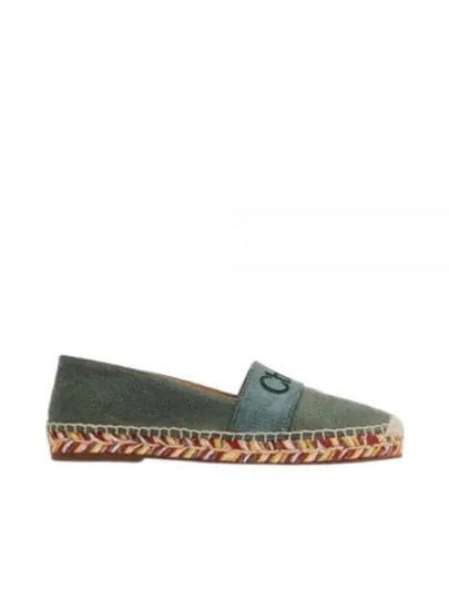 Piia Flat Espadrilles Green - CHLOE - BALAAN 2