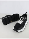 Impulse Parachute Fabric Calfskin Low Top Sneakers Noir - HERMES - BALAAN 4