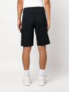 Light Fleece Utility Shorts Black - CP COMPANY - BALAAN 6