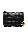 Gold Hardware Padded Cassette Cross Bag Black - BOTTEGA VENETA - BALAAN 1