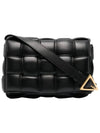 Padded Leather Cassette Crossbody Bag Black - BOTTEGA VENETA - BALAAN 1