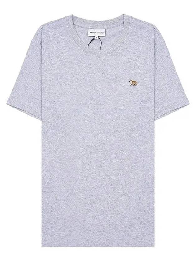 Baby Fox Patch Regular Short Sleeve T-Shirt Grey - MAISON KITSUNE - BALAAN 3