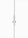 Return To Tiffany Double Heart Pendant Necklace Silver - TIFFANY & CO. - BALAAN 5