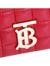 Lola Monogram Quilted Leather Mini Shoulder Bag Red - BURBERRY - BALAAN 6