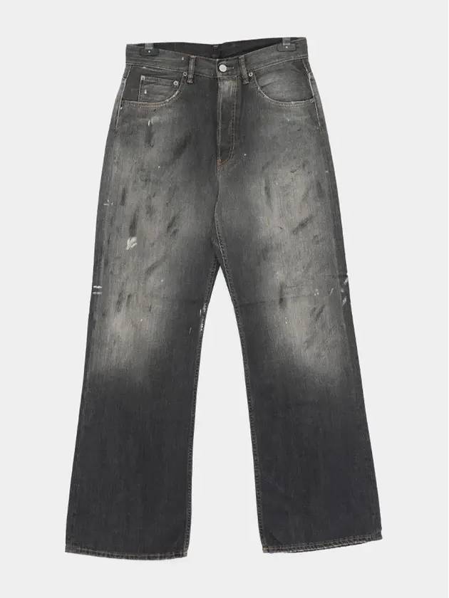 Painting Washing Loose Fit Denim Jeans Grey - ACNE STUDIOS - BALAAN 4