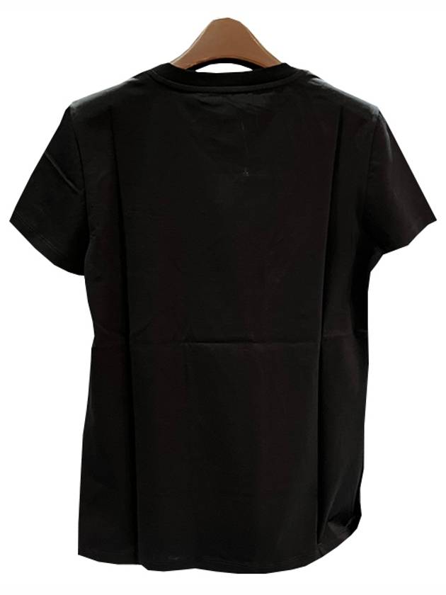 Women's Darling Big Graphic Print Short Sleeve T-Shirt Black - MAX MARA - BALAAN 4