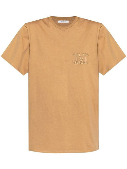 Mango Short Sleeve T-Shirt Camel - MAX MARA - BALAAN 2