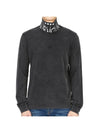 High Neck Long Sleeve T-Shirt Grey - GIVENCHY - BALAAN 1