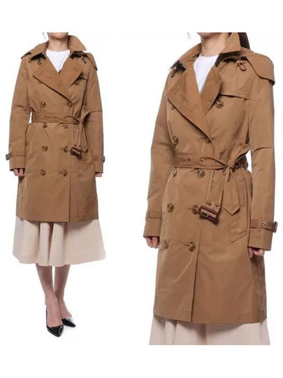 Detachable Hooded Trench Coat Camel - BURBERRY - BALAAN 2