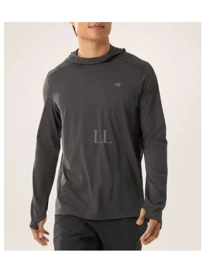 Cormac Logo Hoodie Black Heather - ARC'TERYX - BALAAN 2