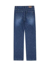 Women s laser washing slightly brushed denim pants 5404LXWD NAVY - BLACK&WHITE - BALAAN 2