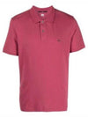 Stretch Piquet Regular Polo Shirt Pink - CP COMPANY - BALAAN 2