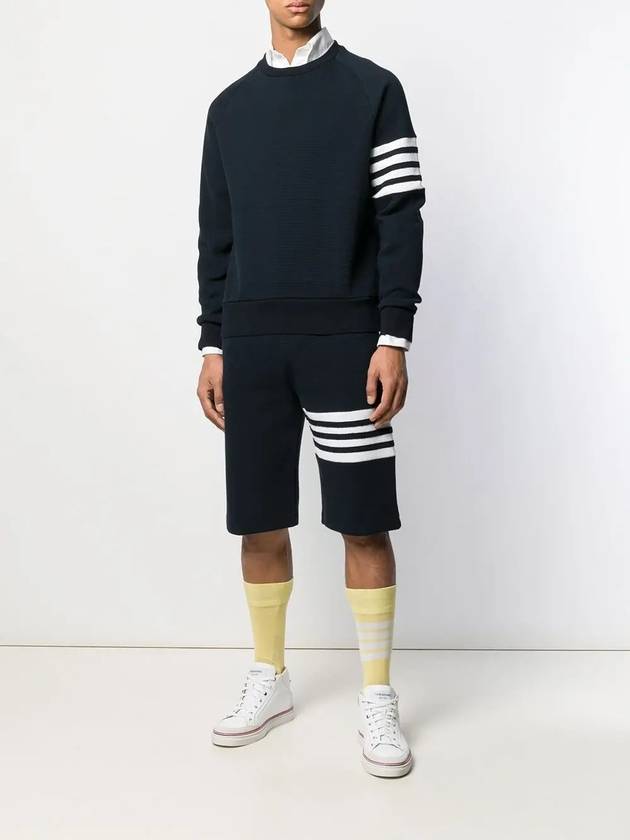 4 Bar Stripe Sweatshirt Navy - THOM BROWNE - BALAAN 3