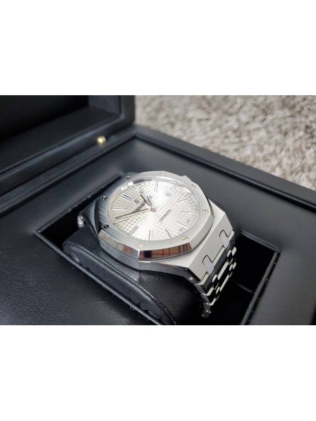 Steel white plate 15400 18 years - AUDEMARS PIGUET - BALAAN 6