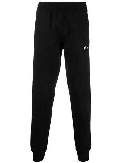 Men's Hands-Off Cotton Track Pants Black - OFF WHITE - BALAAN 2