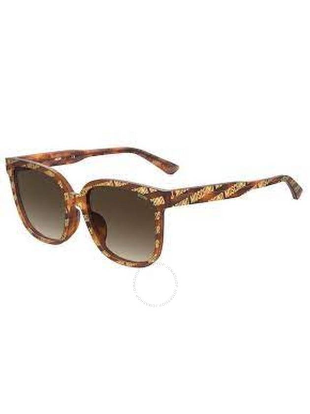 Moschino Brown Gradient Square Ladies Sunglasses MOS134/F/S 0H7P/HA 58 - MOSCHINO - BALAAN 1