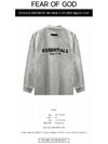 125BT212072F 466 The Core Collection Long Sleeve TShirt Light Oatmeal Men's TShirt TEO - FEAR OF GOD - BALAAN 2