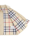 Kids Corduroy Collar Diamond Quilted Jacket Beige - BURBERRY - BALAAN 8