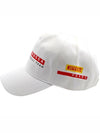 Pirelli Fabric Ball Cap White - PRADA - BALAAN 3